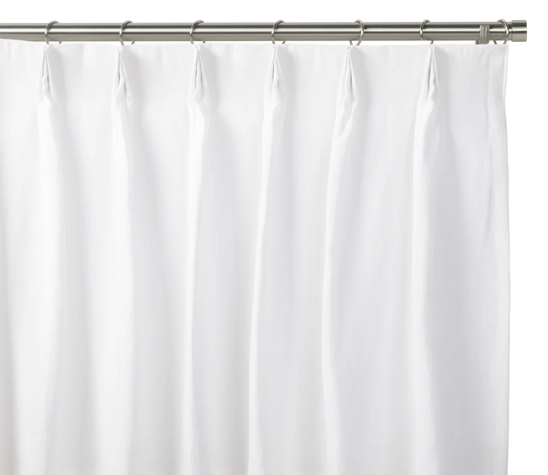 Euro Pleat Cafe Curtain - Customized